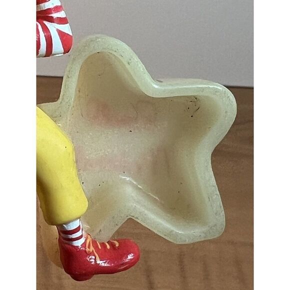 McDonalds Happy Meal Toy Vtg. Ronald Signature Glow In the Dark Star Figure 1988 - Picture 5 of 6